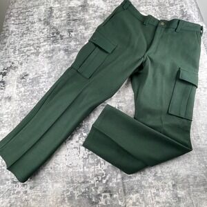 Vtg Codet Mens 40x31 Mackinaw Wool Hunting Pants Green Cargo Solid